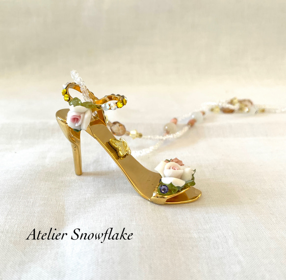 ハイヒール型プルタブオープナーペンダント③ ネックレス・ペンダント