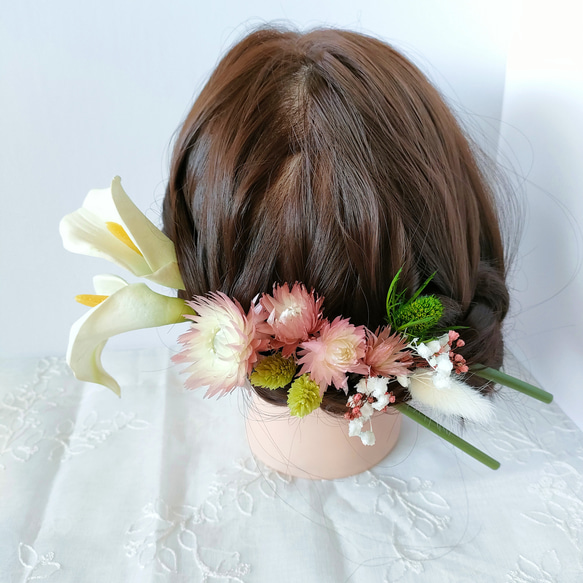BOTANICAL 髪飾り ヘッドパーツ ヘッドドレス 成人式 結婚式