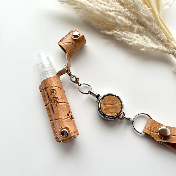 【新品】本革　アロマケース　doTERRA 新品】本革アロマケース