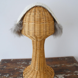 カーチャ・バブーシュカ[オフホワイト×ベージュ+ベージュグレー]C2711461grey 5枚目の画像