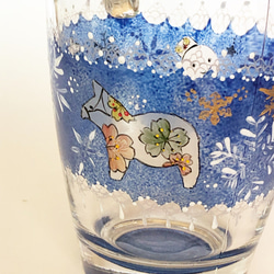 冬用マグカップ・ダーラナホース（青）暖かいのもOK 7枚目の画像