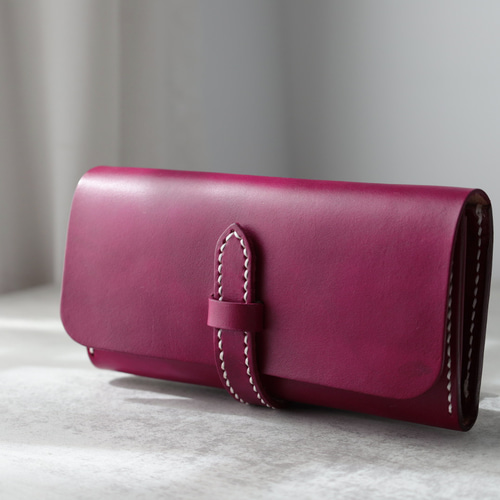 ☆新作キャンペーン中！☆長財布 レディース 革 大容量 牛革手縫い収納