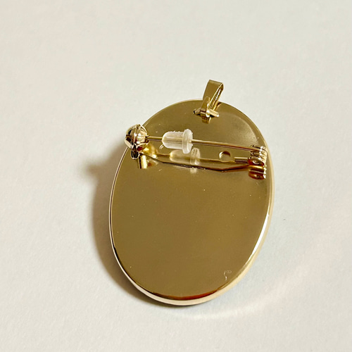 再販】可愛い3人の天使♡カメオ/ブローチ・ペンダントの2通りに使え