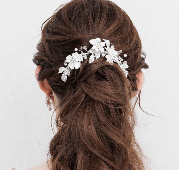 ANNAN WEDDING ヘッドドレス（MA127 ヘッドドレス ウェディング 小枝 