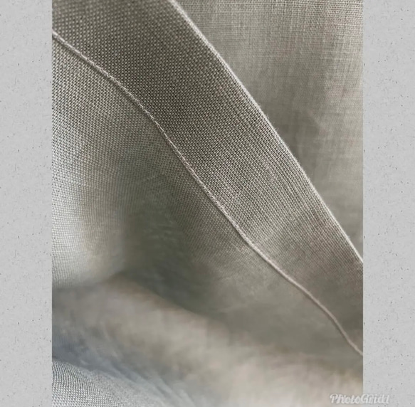 [完成品] リネン7分袖 プルオーバー 4枚目の画像