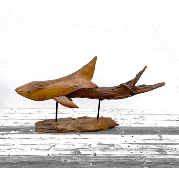 木製サメの置物 約60cm 木製サメの置物 約60cm 楽天市場】木彫り サメ さめ 鮫 シャーク