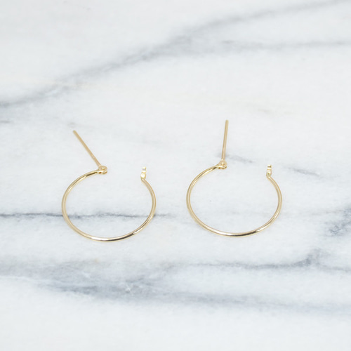 K10 フープ ピアス 直径20mm CA067BSG ピアス（フープ） kyfactory