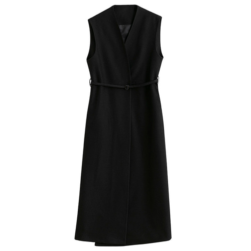 ブラックピースナウ　ノースリーブストライプワンピース　レザースタッズ　サイズM ブラックピースナウ ノースリーブストライプワンピース レザー