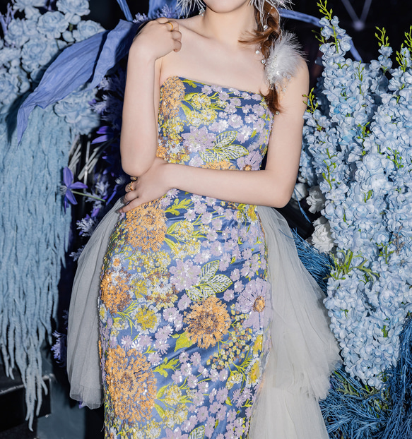 春色新作 カラフルな花柄とテクスチャーが魅力的！オフ