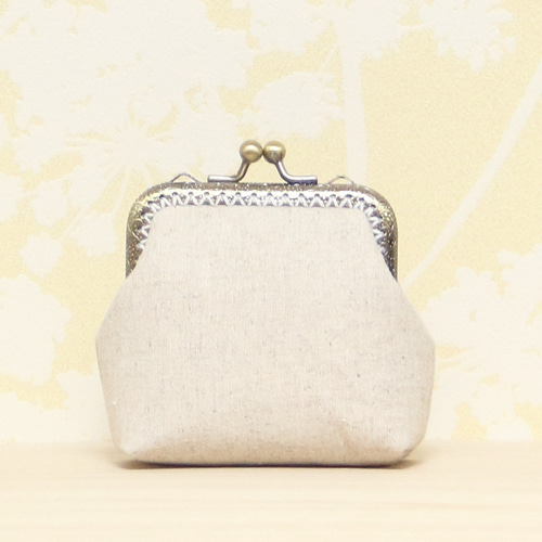 夕日の刺繍がま口ポーチ | あきのかぜ