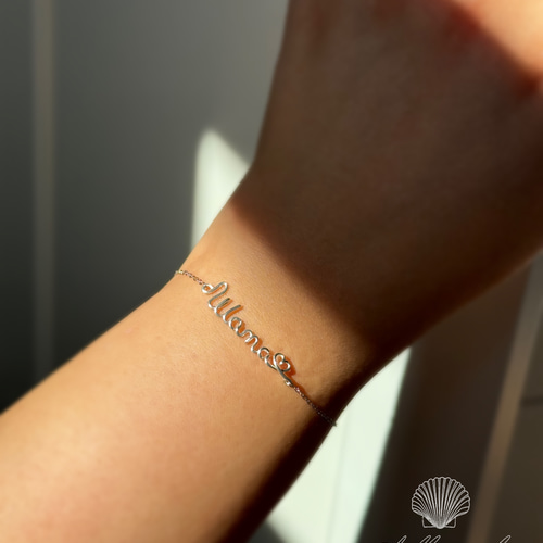 オーダーブレスレット ネームブレスレット 名前入りブレスレット 名前