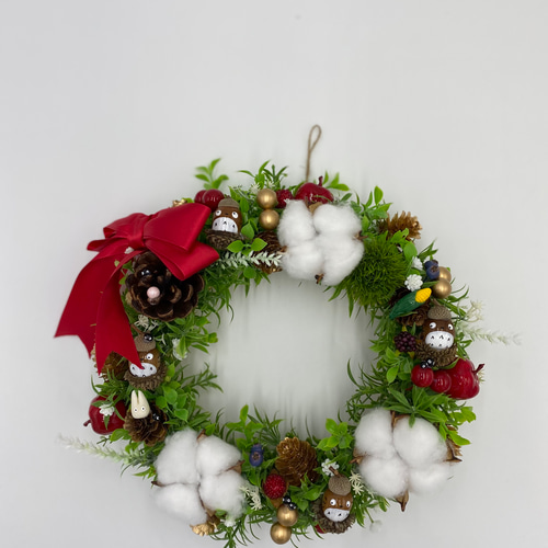 どんぐりアート♡桜タペストリー風ライト付きリース♡ どんぐりアート♡桜タペストリー風ライト付きリース♡ - メルカリ