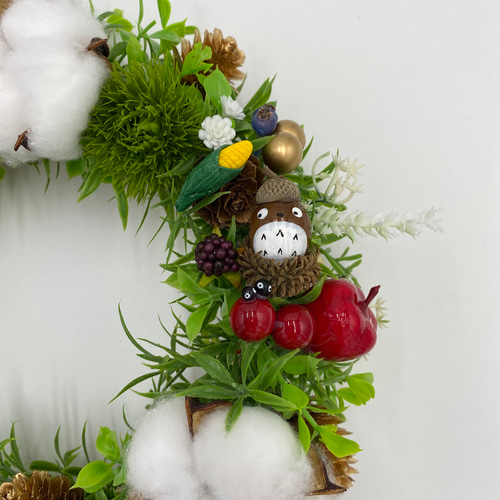 早割 森のどんぐり クリスマスリースL リース さくらどんぐり工房 通販