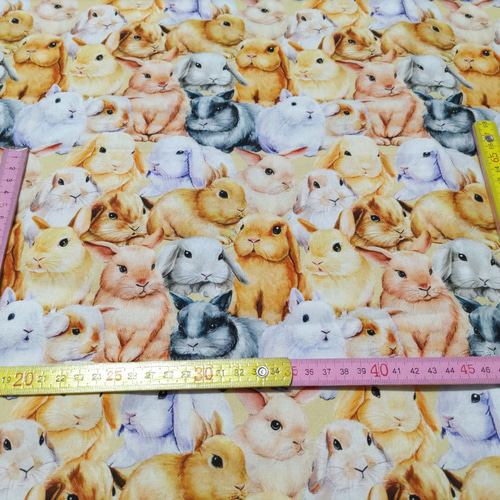 うさぎ♡くま♡花柄メモ〜10枚¥90 ☆可愛い♪ もふもふ うさぎ柄 生地 乙女雑貨研究所 通販