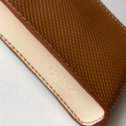 【これひとつでお出かけ】smartphone case & wallet #brown 7枚目の画像