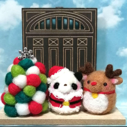 羊毛フェルト トナカイ 羊毛フェルト 秋都 通販 14839250