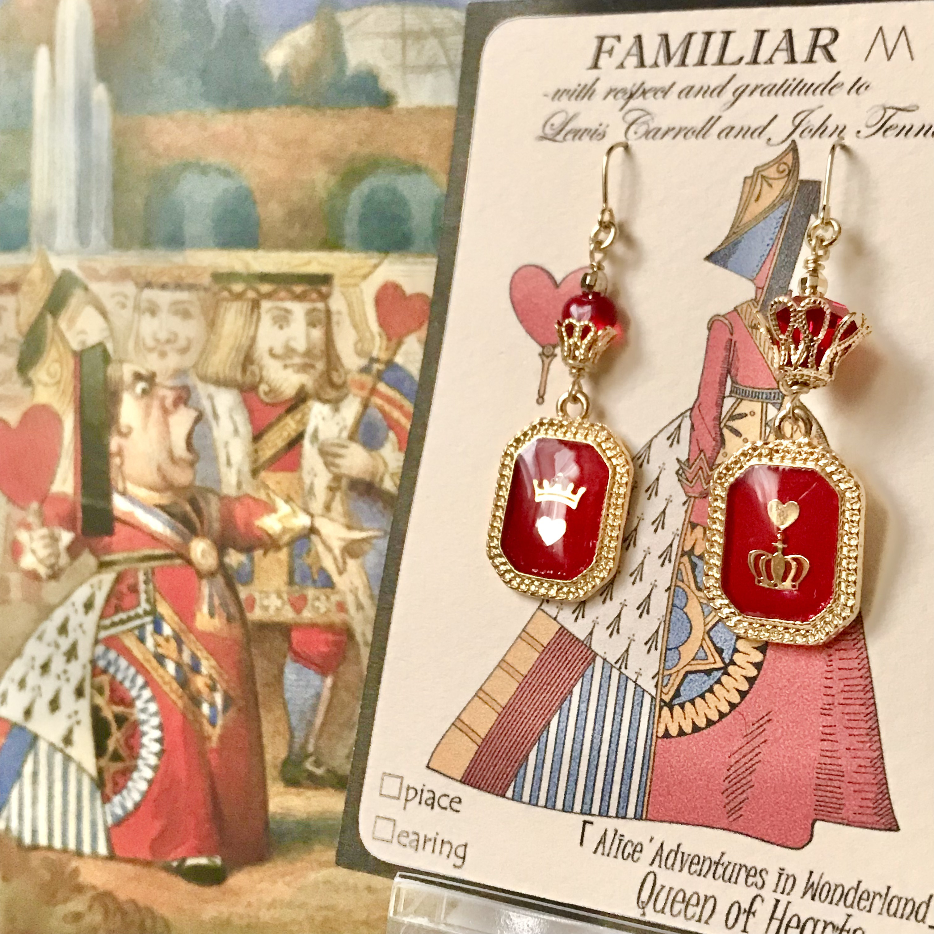 Wアリスちゃんとリトルウッズのころっとハートピアス/イヤリング✩.*˚