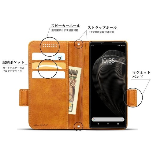 Xperia 5 IV SO-54C SOG09 レザーケース 手帳型 スマホケース Xperia 5 IV SO-54C SOG09 レザーケース 手帳型 スマホケース