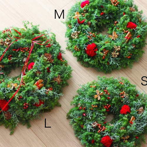 再……販 !! 【Creema限定】針葉樹が薫るフレッシュなクリスマスリース