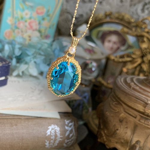 Tinker bell❣️ トルマリンネックレス グリーン 黄茶 ブルー 青