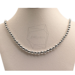 CHN-067-R【1個入り】ネックレスボールチェーン,ball chain necklace 5枚目の画像
