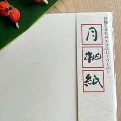 琉球水引 月桃紙ぽち袋3枚セット　『NO WAR』 11枚目の画像
