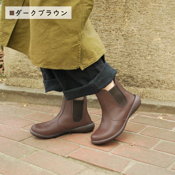 サイドゴアショートブーツ リゲッタ公式ショップ限定ブランド R-アール- AR-169 5枚目の画像