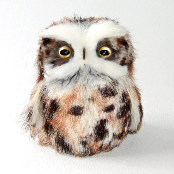 フフクロウ・ハリーポッターでもフクロウは人気 ぬいぐるみ 羊毛