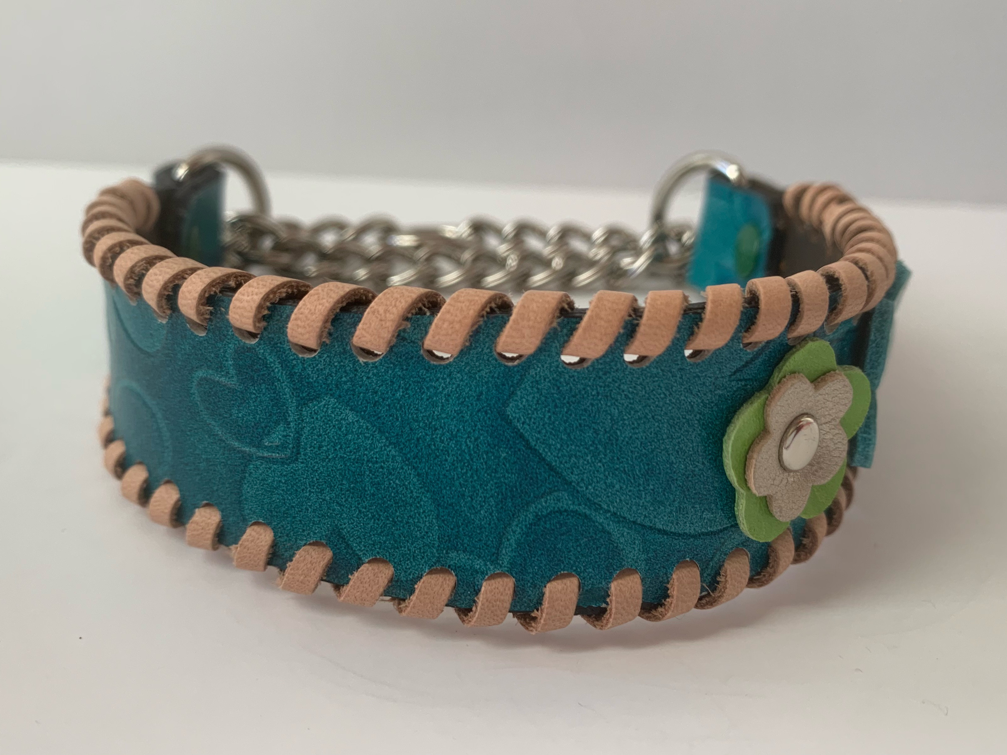 犬の本革ハーフチョークNo.172(小型犬)