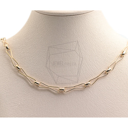 CHN-075-G【1個入り】ネックレスチェーン, Chains necklace 5枚目の画像