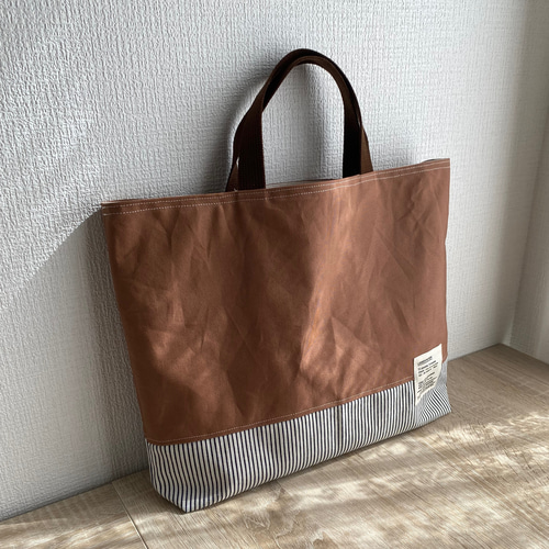 高学年まで使える！レッスンバック&上履き入れ ナッツ色の