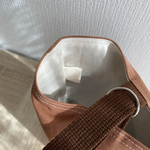 高学年まで使える！レッスンバック&上履き入れ ナッツ色の