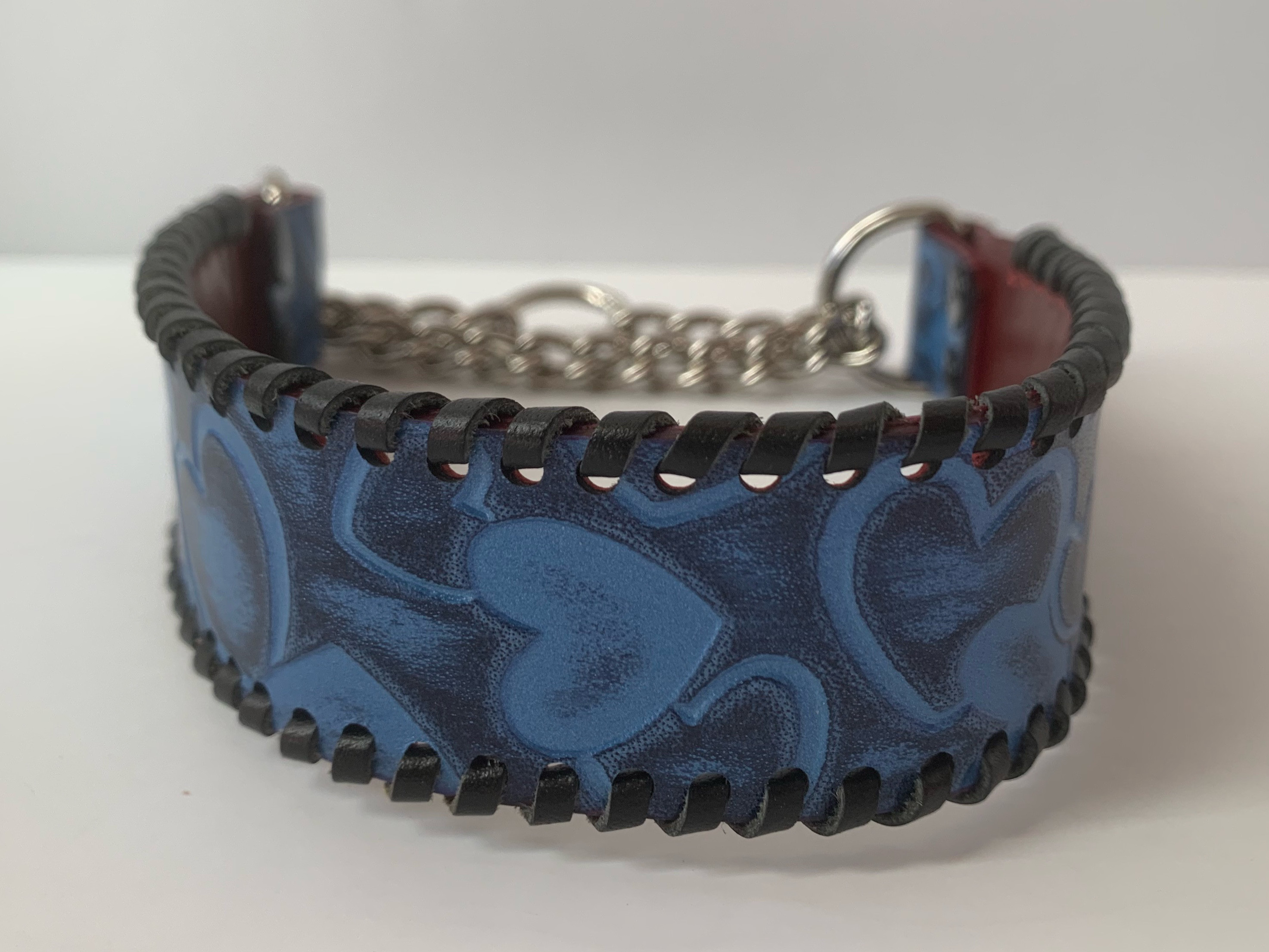 犬の本革ハーフチョークNo.175(中型犬)