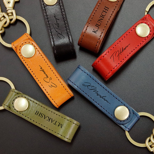 名入れ 栃木レザー キーホルダー プレゼント ギフト 誕生日 記念