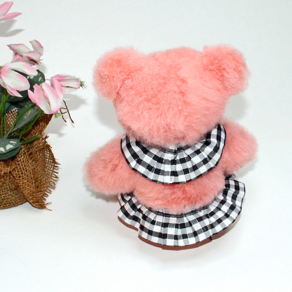 抱き型のテディベア・ 羊ファークラフトのぬいぐるみ オキシトシン 製品は 補足 松材 この