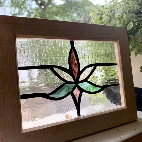 ステンドグラス※パネル※Flower その他インテリア雑貨 Glass Drop 通販