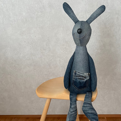 リメイクデニム うさぎd ぬいぐるみ Taya 通販 14841686｜Creema(クリーマ)