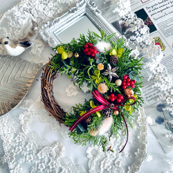 お正月早割り＊新作しめ縄飾り＊外して飾れるスワッグタイプ＊ドライ