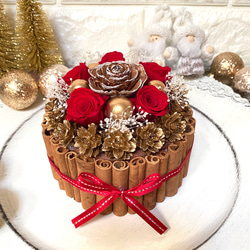 ドライフラワー　シナモン＊ケーキ ドライフラワー シナモン＊ケーキ シナモンのflower cake