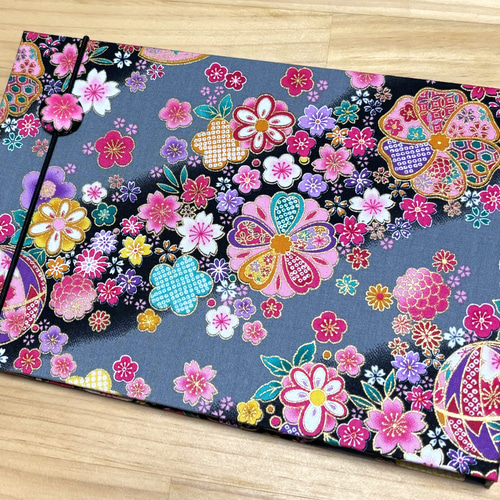 御朱印ホルダー】（大）バンド付 見開き60枚 書置き用御朱印ホルダー