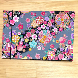 御朱印ホルダー】（大）バンド付 見開き60枚収納可能 書置き用御朱印