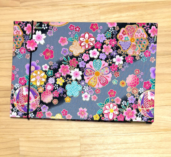 御朱印ホルダー】（大）バンド付 見開き60枚 書置き用御朱印ホルダー