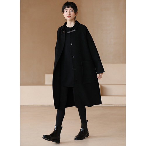 大きいサイズ★美品 ニューヨーカー ツイードベルテッドロングコート ウール 100%ウールコート ツイード生地コート 可愛いベルト式ボタン ロング