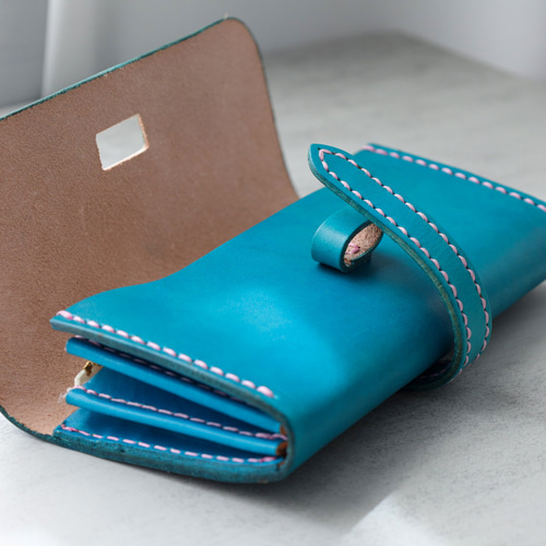 ☆新作キャンペーン中！☆長財布 レディース 革 大容量 牛革手縫い収納