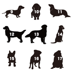 半袖Tシャツワンちゃんシルエット 選べる犬のデザイン プリントカラー トイプードル ミニチュア 犬のおやつの絵 おもしろ 5枚目の画像