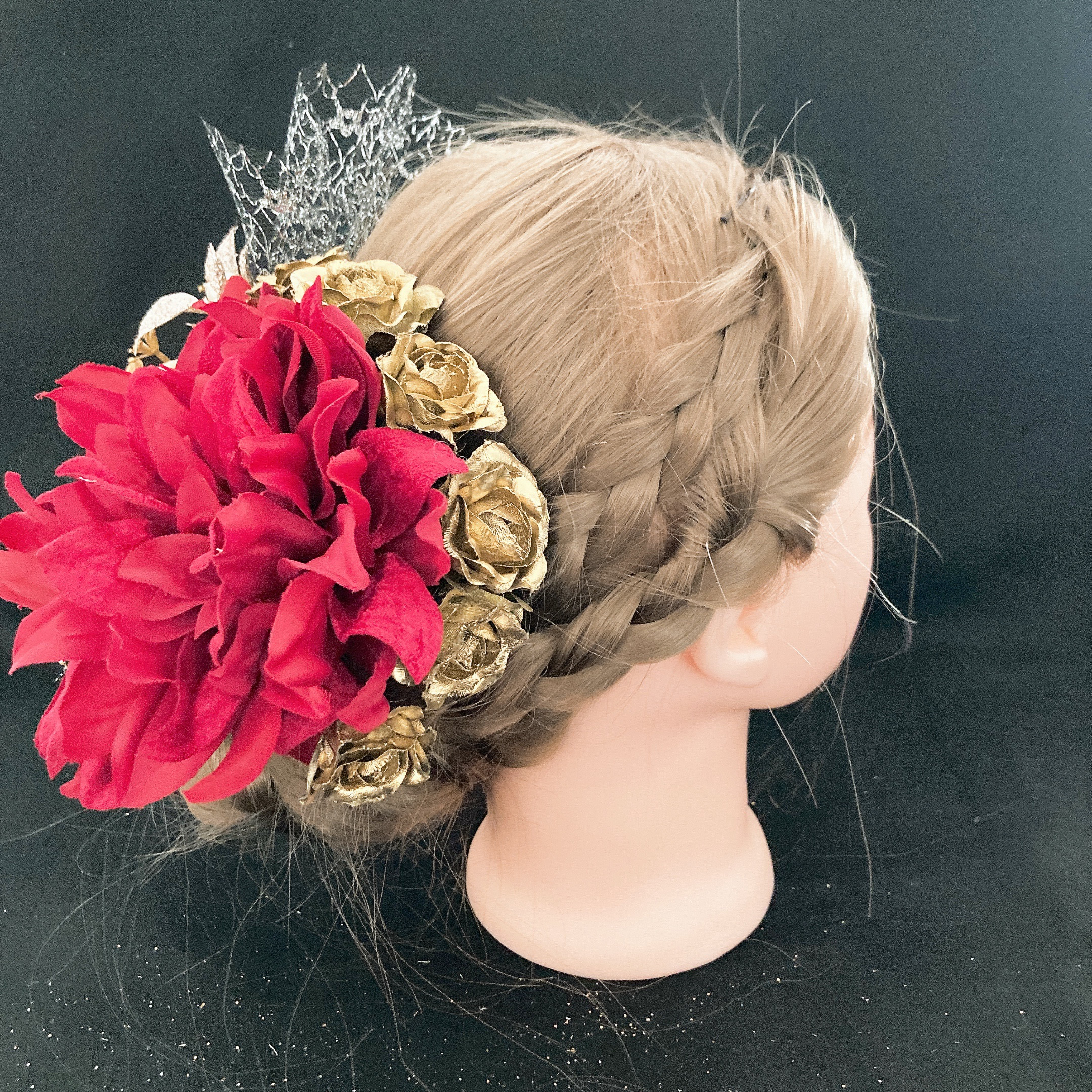 ご要望にお応えし再入荷！　宅配便発送　hu56　和装　髪飾り 成人式 着物　振袖　結婚式　色打