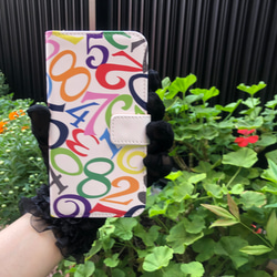 オリジナル　iPhone15手帳型ケースSE3 13 14 数字モード系　管理C iPhone14promax 5枚目の画像