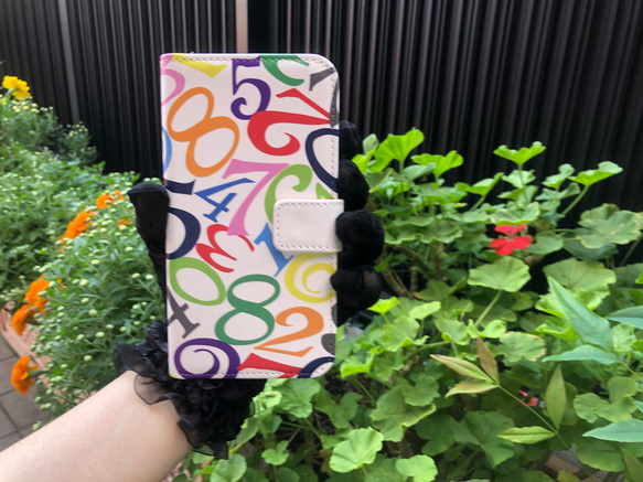 オリジナル　iPhone15手帳型ケースSE3 13 14 数字モード系　管理C iPhone14promax 5枚目の画像