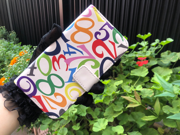 オリジナル　iPhone15手帳型ケースSE3 13 14 数字モード系　管理C iPhone14promax 4枚目の画像