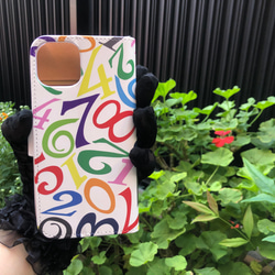 オリジナル　iPhone15手帳型ケースSE3 13 14 数字モード系　管理C iPhone14promax 3枚目の画像